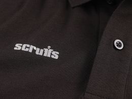 Scruffs Black Worker Polo