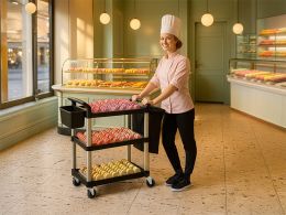 Catering Trolley with Bins