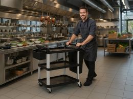Catering Trolley with Bins