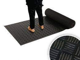 Chequered Rubber Matting Roll