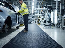 Chequered Rubber Matting Roll