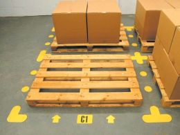 Circle Floor Signal Markers