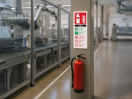CO2 Fire Extinguisher Sign