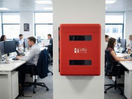 Double Fire Extinguisher Cabinet