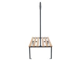 Double Sided Cloakroom Bench