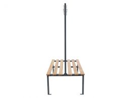 Double Sided Cloakroom Bench