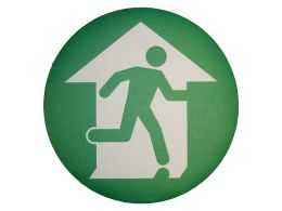 Fire Exit Floor Graphic Marker