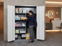 Extra Wide Metal Cabinet