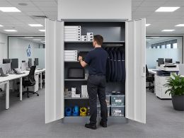 Extra Wide Metal Cabinet