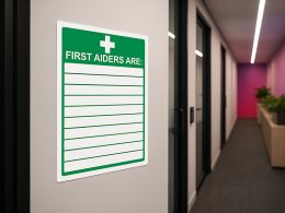 "First Aiders" First Aid Sign