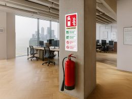 Foam Fire Extinguisher Sign