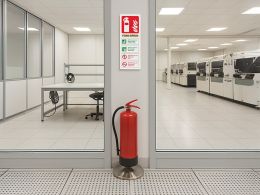 Foam Fire Extinguisher Sign