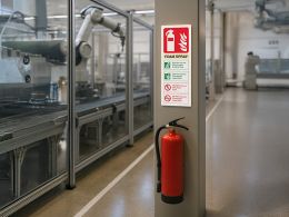 Foam Fire Extinguisher Sign