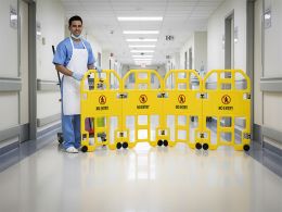 Folding Maintenance Barricade