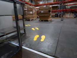 Footprint Floor Signal Markers