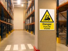 "Fork Lift Trucks" Warning Safety Sign