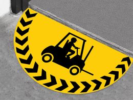 Forklift Floor Graphic Marker