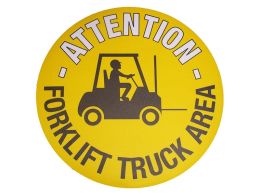 Forklift Truck Area Floor Symbol Marker