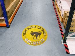 Forklift Truck Area Floor Symbol Marker