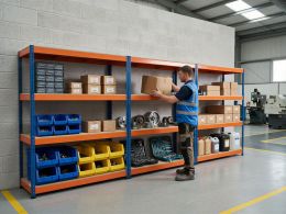 Garage Racking System - 3x Bay Kit, 4,800kg Total Capacity, 1800 x 1800 x 600mm Per Bay