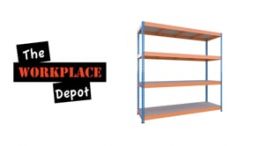 Garage Storage Racks - 2x Bay Kit, 3,200kg Total Capacity, 1800 x 1800 x 600mm Per Bay