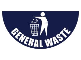 General Waste Floor Graphic Marker
