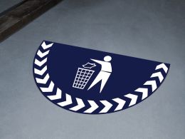 General Waste Symbol Floor Graphic Marker