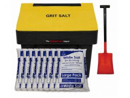 200 Litre Grit Bin with Grit Salt
