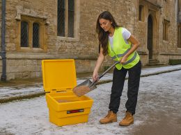 50 Litre Grit Bin with Grit Salt
