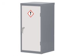 910mm COSHH Cabinet - 1 Door, 1 Shelf - 10L Spill Sump