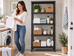 Heavy Duty Plastic Shelving