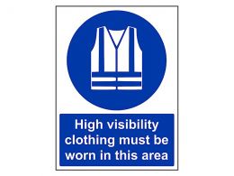 "High Vis" Mandatory Site Safety Sign