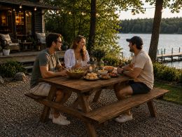 Walnut Picnic Bench