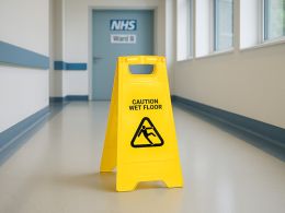 Janitorial Plastic Floor Sign