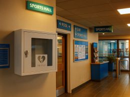 Lockable Defibrillator Cabinet