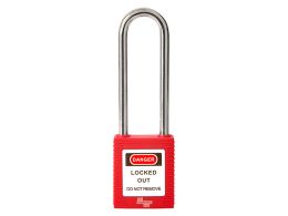 Long Steel Safety Padlock