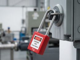 Long Steel Safety Padlock