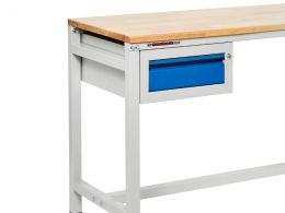 Long Workbench with Drawers