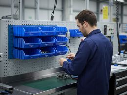 Louvre Panel with Large Bins