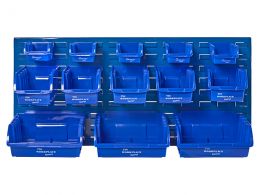 Louvre Panel with Mixed Bins