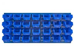 Louvre Panel with Small Bins