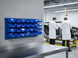 Louvre Panel with Small Bins