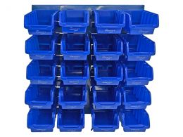 Louvre Panel with Storage Bins