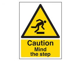 "Mind The Step" A4 Safety Sign
