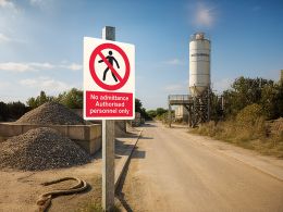 "No Admittance, Authorised Personnel Only" Prohibition Sign