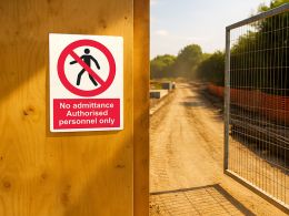 "No Admittance, Authorised Personnel Only" Prohibition Sign