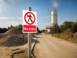 "No Entry" Prohibition Sign