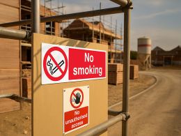 "No Smoking" Prohibition Sign