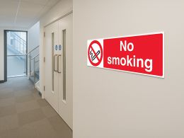 "No Smoking" Prohibition Sign