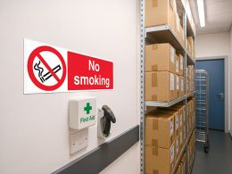 "No Smoking" Prohibition Sign